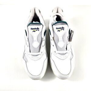 Vintage Reebok Leader DMX Shoes Mens Size 11 White Blue DynaMax Walking 90s New